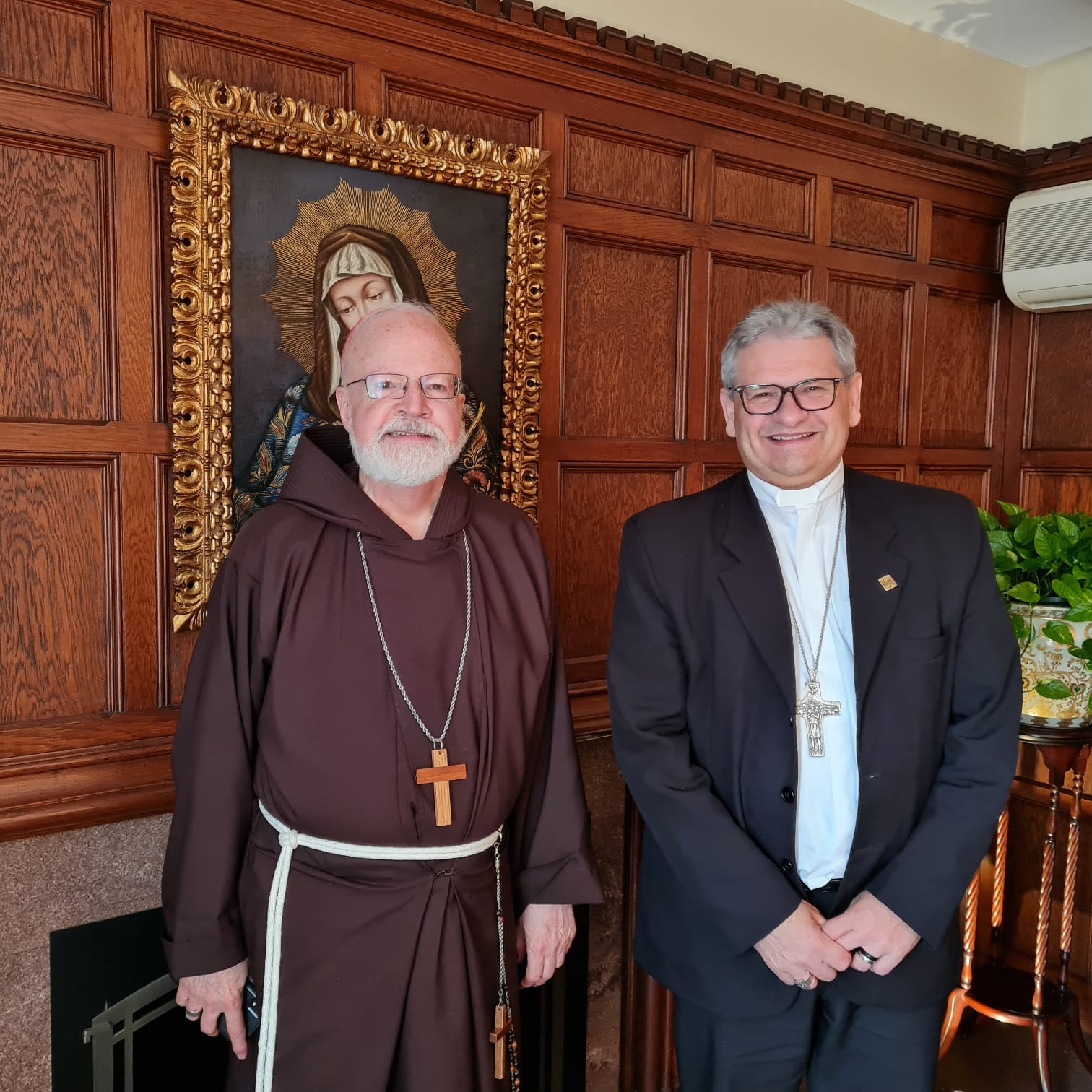 Dom Adilson Pedro Busin tem encontro com o arcebispo de Boston