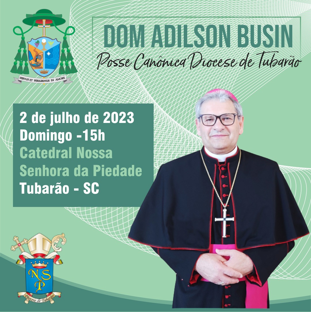 Nomeado 7º bispo da diocese de Tubarão – Prefeitura de Tubarão