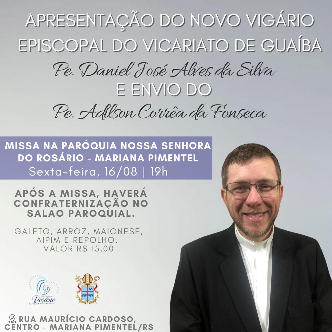 Vicariato de Guaíba: novo vigário episcopal será apresentado nesta sexta-feira (16)